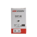 Bobina de Cable UTP 305 Metros (1000 Pies) / Cat5E (24 AWG) / Color Blanco / PVC (CM) / Uso en Interior / 100% Cobre / Aplicaciones de CCTV y Redes de Datos