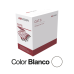 Bobina de Cable UTP 305 Metros (1000 Pies) / Cat 6 (24 AWG) / Color Blanco / PVC (CM) / Uso en Interior / CCA (Cobre con Aluminio) / Aplicaciones de CCTV y Redes de Datos