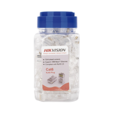 Bote con 100 Piezas de Plug Modular RJ45 / Cat 6 / Chapado en Oro a 30 Micras / Sin Blindaje / Fácil Instalación / Uso Interior / Soporta Norma TIA-568B / Cumple con RoHS 2.0