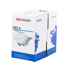 Bobina de Cable de 305 Metros (1000 Pies) Cat 6 / 100% Cobre / Color Blanco / Uso en Interior / PVC