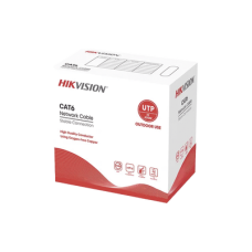 Bobina de Cable UTP 305 Metros (1000 Pies) / Cat 6 (24 AWG) / Color Negro / Uso en Exterior / 100% Cobre / Aplicaciones de CCTV y Redes de Datos