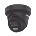 [Dual Light + 2 Micrófonos de Doble Matriz] Turret IP 4 Megapixel / Color Negro / Lente 2.8 mm / 30 mts Luz Blanca + 30 mts IR / ACUSENSE / Exterior IP67 / WDR 120 dB / PoE / ONVIF / Micro SD / Metal / ACUSEARCH