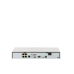 NVR 8 Megapixel (4K) (Compatible con Cámaras ACUSENSE) / 4 canales IP / 4 Puertos PoE+ / 1 Bahía de Disco Duro / Salida de Vídeo en 4K / 300 Metros PoE Modo Extendido