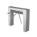 Torniquete Estético Trípode Bidireccional de Acero Inoxidable / 2 Millones de Ciclos MCBF / Interior y Exterior Protegido / LEDs indicadores de Entrada y Salida / Tipo Puente