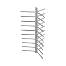 Eje Central de Refacción para Torniquetes Hikvision DOBLES de Cuerpo Completo / Solo compatible con DS-K3H4420 / Acero Inoxidable