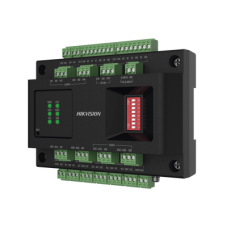 Expansor de 2 Puertas para Paneles de Control de Acceso DS-K27 Series / Comunicación RS-485 / 4 Entradas y 2 Salidas Auxiliares