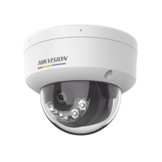 [Dual Light + ColorVu] Domo IP 6 Megapixel / Lente 2.8 mm / 30 mts IR + 30 mts Luz Blanca / Micrófono Integrado / ACUSENSE Lite / Exterior IP67 / IK08 / dWDR / PoE / Micro SD