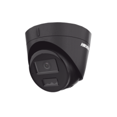 [Dual Light] Turret IP 4 Megapixel / Color Negro /  Lente 2.8 mm / 30 mts IR + 30 mts Luz Blanca / Micrófono Integrado / ACUSENSE Lite / Exterior IP67 / H.265 / PoE / ONVIF / Micro SD