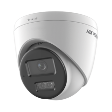 [Dual Light] Turret IP 8 Megapixel (4K) / Lente 2.8 mm / 30 mts IR + 30 mts Luz Blanca / Micrófono Integrado / ACUSENSE Lite / Exterior IP67 / H.265 / PoE / ONVIF / Micro SD