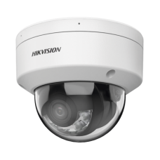 [Dual Light + ColorVu] Domo IP 4 Megapixel / Lente 2.8 mm / 30 mts IR + 30 mts Luz Blanca /  Microfono Integrado / Audio y Alarmas I/O / Exterior IP67 /  IK10 / WDR 130 dB / ACUSENSE / Captura Facial / ACUSEARCH / ColorVu 2.0