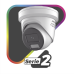 [Dual Light + ColorVu] Turret IP 4 Megapixel / Lente 2.8 mm / 30 mts IR + 30 mts Luz Blanca / Exterior IP67 / Luz Intermitente y Alerta de Audio / Micrófono Integrado / Videoanaliticos (Filtro de Falsas Alarmas) / WDR 130 dB / Captura Facial