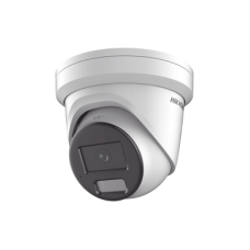 [Dual Light + ColorVu] Turret IP 4 Megapixel / Lente 2.8 mm / 40 mts IR + 40 mts Luz Blanca /  Microfono Integrado  / Exterior IP67 /   WDR 130 dB / ACUSENSE / Captura Facial / ACUSEARCH