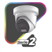 [Dual Light + ColorVu] Turret IP 4 Megapixel / Lente 2.8 mm / 40 mts IR + 40 mts Luz Blanca /  Microfono Integrado  / Exterior IP67 /   WDR 130 dB / ACUSENSE / Captura Facial / ACUSEARCH