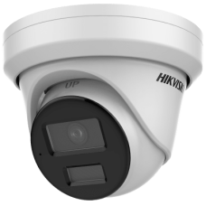 Turret IP 4 Megapixel / Lente 4 mm / Dual Light (40 mts IR + 40 mts Luz Blanca / DARKFIGHTER S / Microfono Integrado /  Exterior IP67 / WDR 130 dB /  4 Analíticos: AcuSense, Deteccion Facial, Conteo de Personas por Cruce y Zona