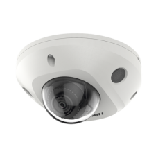 Mini Domo IP 4 Megapixel / Lente 2.8 mm / 30mts IR EXIR / Micrófono Integrado / Exterior IP67 / IK08 / PoE / DARKFIGHTER / Alarmas y Audio I/O / ONVIF / Micro SD / 4 Analíticos: AcuSense, Deteccion Facial, Conteo de Personas por Cruce y Zona