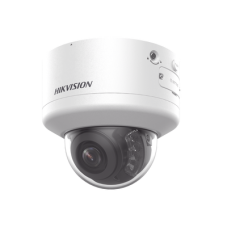 Domo IP 4 Megapixel / Lente Mot. 2.7 a 13.5 mm / Dual Light (40 mts IR + 40 mts Luz Blanca  / Exterior IP66 / IK10  / Audio y Alarma I/O / PoE+ / ONVIF / Micro SD / 4 Analíticos: AcuSense, Deteccion Facial, Conteo de Personas por Cruce y Zona