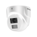 Ultra Mini Turret TURBO 2 Megapixel (1080p) / Gran Angular / Lente 2.8 mm / 20 mts IR EXIR / Exterior IP67 / 4 Tecnologías (TVI / AHD / CVBS) / dWDR / Color Blanco