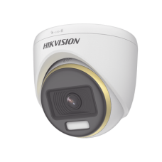 [ColorVu] Turret TURBOHD 4K (8 Megapixel) / Lente 2.8 mm / Imagen a Color 24/7 / Luz Blanca 40 mts / Exterior IP67 / WDR 130 dB