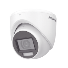 [Dual Light + ColorVu] Turret TURBOHD 3K (5 Megapixel) / Lente 2.8 mm / 30 mts IR + 20 mts Luz Blanca / Gran Angular 104.9° / Exterior IP67 / Micrófono Integrado / dWDR / 4 Tecnologías / Metal