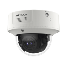 Domo IP 4 Megapixel / Lente Mot. 2.8 - 12 mm / 40 mts IR EXIR / IP67 / IK10 / H.265+ / Conteo de Personas por Detección de Rostro (Base de Datos) / WDR 140 dB / DeepinView / 2 Micrófonos Integrados