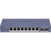 Switch PoE+ / Administrable / Uso en Rack / 8 Puertos 10/100 PoE+ /  2 Puertos 1000 Mbps Uplink  / 2 Puertos SFP / Configuración Nube desde Hik-PartnerPro / Modo Extendido hasta 300 Metros / 125 W