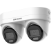 PanoVu Series / Lente Dual de 4 Megapixel / 2 Lentes Fijos de 2.8 mm / Recomendado para Pasillos o Esquinas / IP67 / IK10 / PoE / WDR 120 dB / 10 mts IR / Entrada y Salida de Audio y Alarma / MicroSD