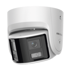 [FlexVu] [PROTECCIÓN ACTIVA] Turret IP 4 Megapixel / 2 Lentes de 2.8 mm (Imagen Panorámica 180°) / 30 mts IR / Exterior IP67 / Luz Intermitente y Alerta de Audio / Audio Bidireccional / ACUSENSE / WDR 120 dB / Micro SD