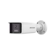 [FlexVu] [PROTECCIÓN ACTIVA] Bala IP 4 Megapixel / 2 Lentes de Lente 2.8 mm (Imagen Panorámica 180°) / 40 mts IR / Exterior IP67 / Luz Intermitente y Alerta de Audio / Audio Bidireccional / ACUSENSE / WDR 120 dB / Micro SD