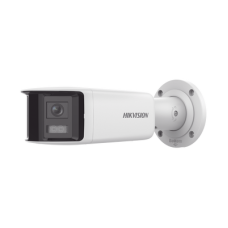 [FlexVu] [PROTECCIÓN ACTIVA] Bala IP Panorámica 4 Megapixel / 2 Lentes 2.8 mm (180°) / Imagen a Color 24/7 (ColorVu) / PoE / WDR 130° / IP67 / ACUSENSE / Luz Estroboscópica y Alarma Audible / 40 mts Luz Blanca / Micro SD