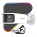 [FlexVu] [PROTECCIÓN ACTIVA] Bala IP Panorámica 8 Megapixel (4K) / 2 Lentes 4 mm (180°) / Imagen a Color 24/7 (ColorVu) / PoE / WDR 130° / IP67 / ACUSENSE / Luz Estroboscópica y Alarma Audible / 40 mts Luz Blanca / Micro SD