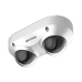 PanoVu Series / Lente Dual de 4 Megapixel / 2 Lentes Fijos de 2.8 mm / Recomendado para Pasillos o Esquinas / IP67 / IK10 / PoE / WDR 120 dB / 10 mts IR / Entrada y Salida de Audio y Alarma / MicroSD
