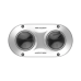 PanoVu Series / Lente Dual de 4 Megapixel / 2 Lentes Fijos de 2.8 mm / Recomendado para Pasillos o Esquinas / IP67 / IK10 / PoE / WDR 120 dB / 10 mts IR / Entrada y Salida de Audio y Alarma / MicroSD