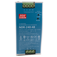 Fuente de Poder Industrial / 240 Watts / Salida 48 VCD / 5 Amp / Montaje Riel Din Fuente de Poder Industrial / 240 Watts / Salida 48 VCD / 5 Amp / Montaje Riel Din