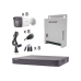 Kit Audio Bidireccional TurboHD 4K-3K / DVR 8 Canales 4K / 8 Cámaras Bala (Exterior) con Bocina y Microfóno Integrado 3K / 1 Fuentes de Poder / Accesorios