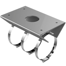 Montaje de Poste  para Exterior / Compatible con PTZ HIKVISION / epcom / HiLook