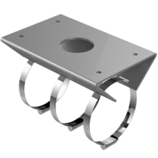 Montaje de Poste  para Exterior / Compatible con PTZ HIKVISION / epcom / HiLook