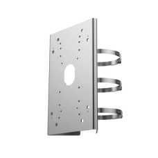 Adaptador de Poste para Montaje de Domos PTZ con Polímero Anticorrosión