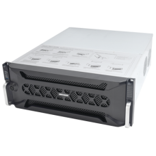 NVR 12 Megapixel (4K) / 128 canales IP / 24 Bahías de Disco Duro / 4 Puertos de Red / Soporta RAID con Hot Swap / NVR de Alto Desempeño 