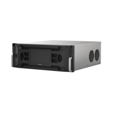 NVR 12 Megapixel (4K) / 128 Canales IP / 24 Bahías de Disco Duro / 4 Tarjetas de Red / Soporta RAID / Reconocimiento Facial / Bases de Datos / Filtro de Falsas Alarmas / Detección de Cuerpo Humano y Vehículos