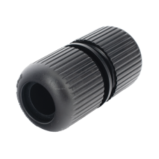 Protector para Exterior IP68 / Adaptador para el Conector Tipo Plug (12 Vcc) en Cámaras Epcom / Color Negro / Hikvision / Hilook