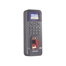 Biométrico WiFi de Acceso y Asistencia Compatible con APP Hik-Connect (P2P) / Soporta Biometrico Esclavo RS-485 / Lectura de Huella y Tarjetas EM / TCP/IP / 150,000 Eventos / Relevador para Chapa y Reportes de Asistencia