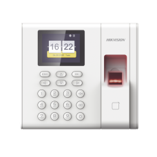 Checador de Huella con Batería de Respaldo  / Reportes por USB / 1,000 Usuarios / 1000 Huellas / 100,000 Registros / Lector de Tarjetas EM / Uso con iVMS-4200.