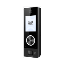 Terminal Facial Min Moe WiFi & PoE con Botón de Llamada y LECTOR DE QRs FISICO / Exterior IP65 / Tarjetas Virtuales Bluetooth con HikConnect Teams / 1000 Rostros / HIK-IA