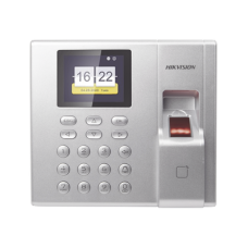 Terminal de Control de Acceso y Asistencia compatible con APP Hik-Connect (P2P) / Lectura de Huella y de Tarjetas EM / Soporta hasta 1000 Huellas / Relevador para Chapa / Software iVMS4200