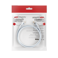 Cable de Parcheo (Patch Cord) / UTP / Cat. 6 (24 AWG) / 0.50 Metros (1.64 Pies) / Color Blanco / Ideal para PoE+ / Interior