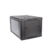 Gabinete para Montaje en Pared - Piso / Puerta de Cristal Templado / Cuerpo Fijo / 6 Unidades de Rack / 19