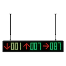 Pantalla LED de Guiado para Estacionamiento Interior/ 9 Dígitos y 3 Iconos / Multicolor 7 Colores / 1700 cd/m² de Brillo / Comunicación RS485-RJ45 / Instalación con Bracket Ajustable 560-1020 mm Pantalla LED de Guiado para Estacionamiento Interior/ 9 Dígitos y 3 Iconos / Multicolor 7 Colores / 1700 cd/m² de Brillo / Comunicación RS485-RJ45 / Instalación con Bracket Ajustable 560-1020 mm