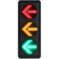 Semáforo Vertical de Giro Izquierdo / LED de Cuatro Elementos / Carcasa PC y ABS / IP53 / Transformador AC 24V / Flecha Izquierda / Protección IP53 / Vida Útil LED ≥100,000 Hrs Semáforo Vertical de Giro Izquierdo / LED de Cuatro Elementos / Carcasa PC y ABS / IP53 / Transformador AC 24V / Flecha Izquierda / Protección IP53 / Vida Útil LED ≥100,000 Hrs