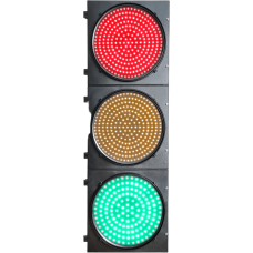 Semáforo LED Full Ball, 300 mm, PC+ABS, IP53, 149 LEDs Rojo/Amarillo, 97 LEDs Verde, 400 m Visibilidad, 100.000 Horas Vida Útil Semáforo LED Full Ball, 300 mm, PC+ABS, IP53, 149 LEDs Rojo/Amarillo, 97 LEDs Verde, 400 m Visibilidad, 100.000 Horas Vida Útil