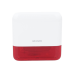 (AX PRO) Sirena Inalámbrica con Estrobo Rojo para Exterior IP65 / 110 dB